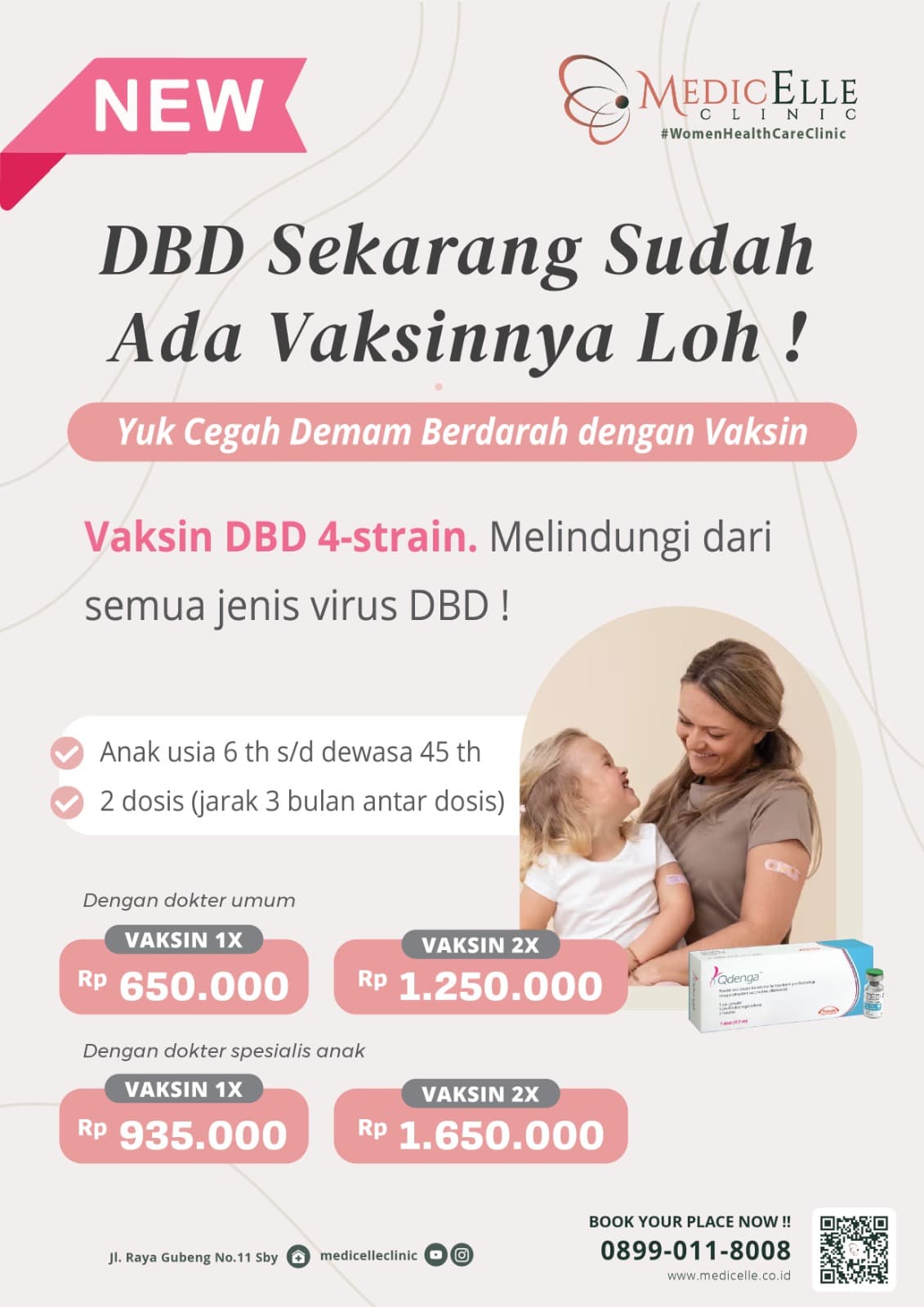 Vaksin DBD 4-Strain - MedicElle Clinic 2 vaksin dbd 4 strain