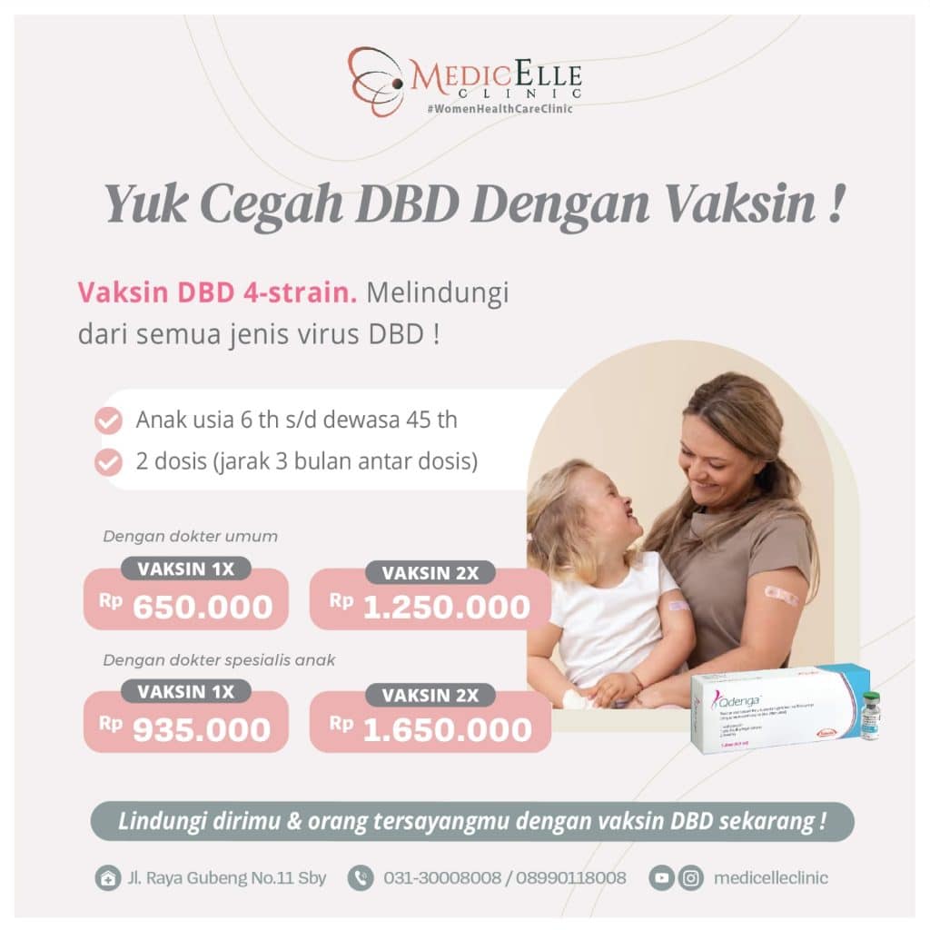 Poster Daftar Harga Vaksin DBD