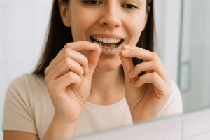 Mengapa Gigi Semakin Tua Semakin Merenggang? Ini Cara Pencegahannya 6 Memasang Retainer Transparan