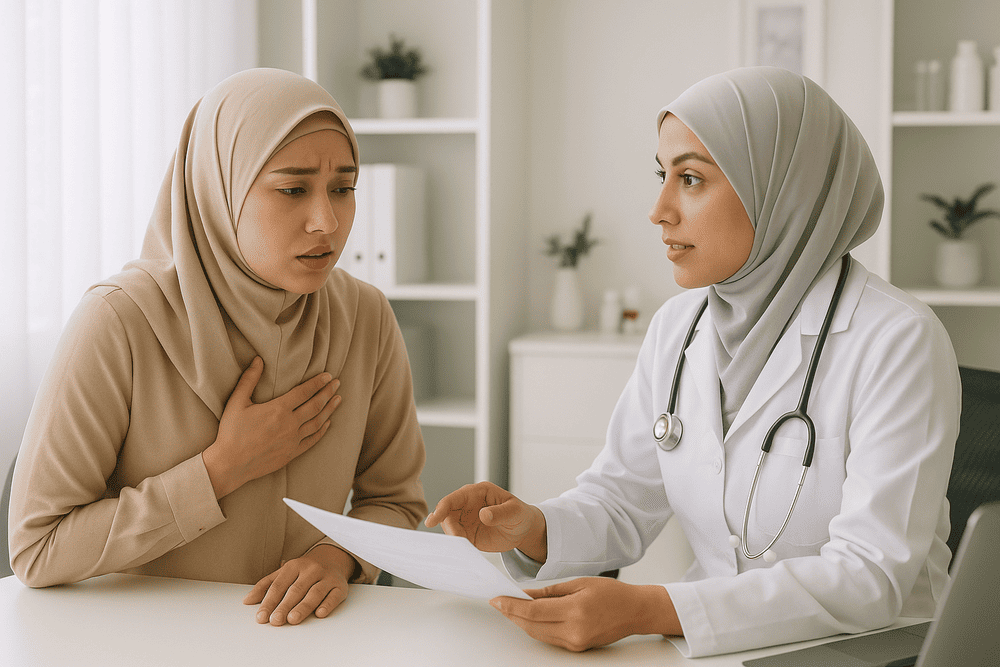 TBC Tidak Hanya Menyerang Paru-Paru, Ini Fakta Tentang TBC Payudara 2 Konsultasi Medis Wanita Berjilbab