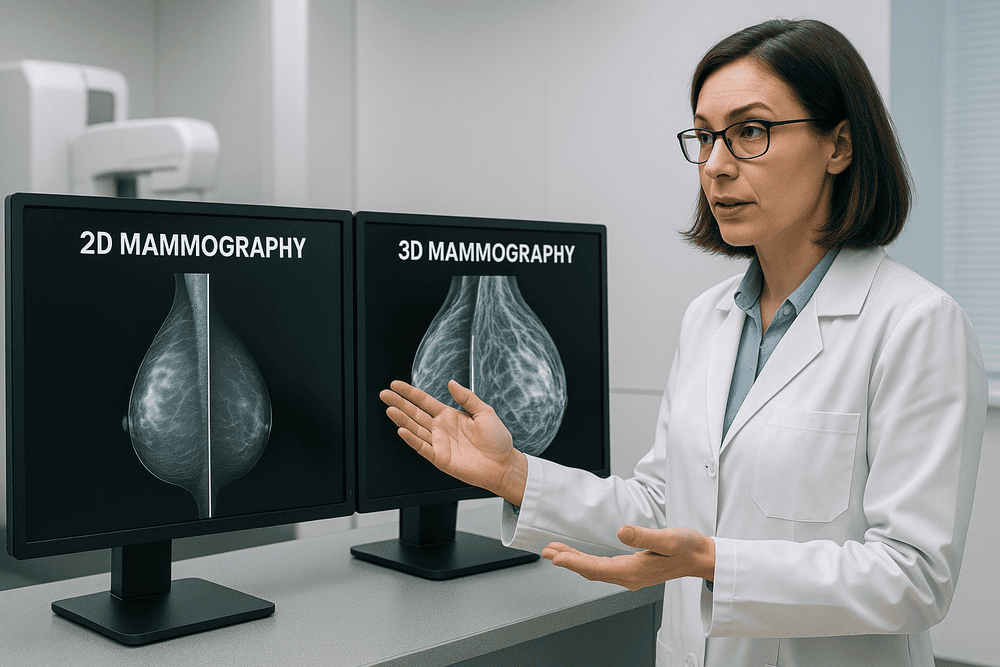 Perbandingan Mammografi 2D dan 3D