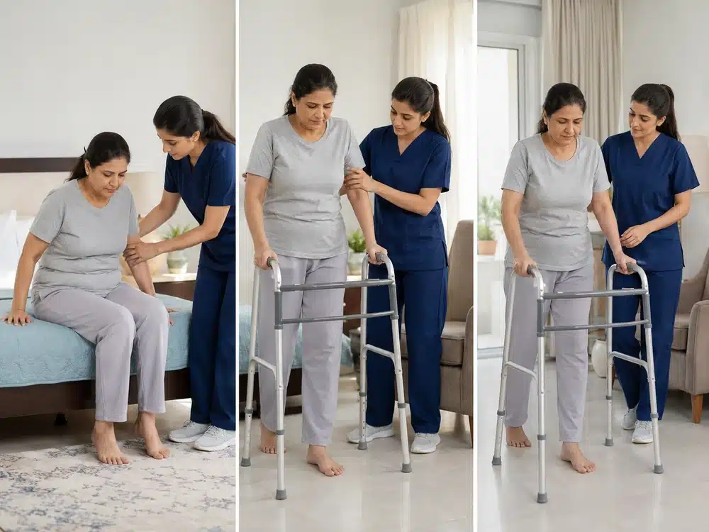 Cara Mengembalikan Kekuatan Tubuh Setelah Lama Bed Rest dengan Fisioterapi 2 Pasien Fisioterapi