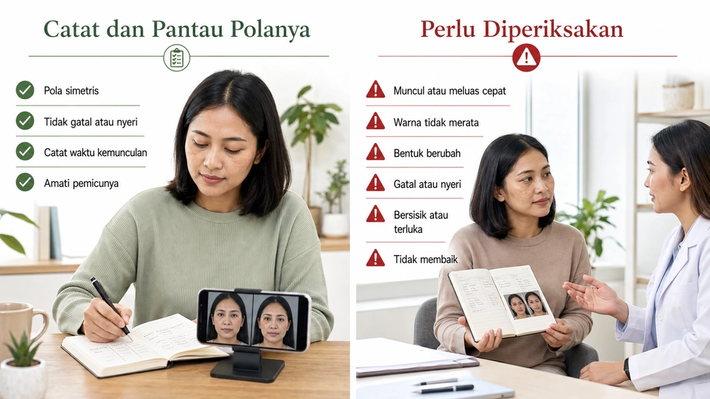 Flek Hitam di Wajah Wanita Bisa Dipengaruhi Hormon, Ini Cara Mengenalinya! 5 Evaluasi Flek Hitam